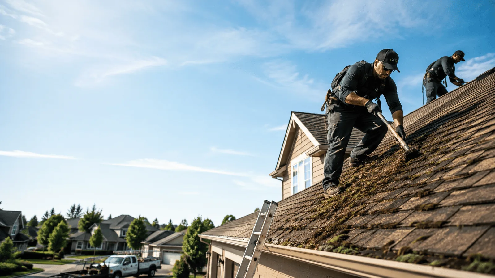 Roof Moss Removal in West Point, IA near me